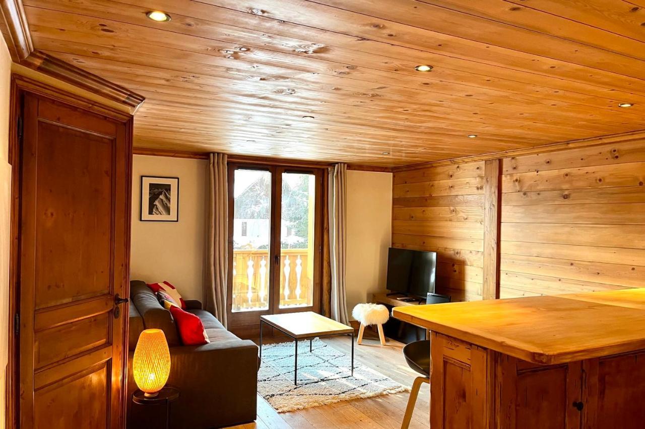 Chic And Cosy Apt With Balcony In Megève Zewnętrze zdjęcie