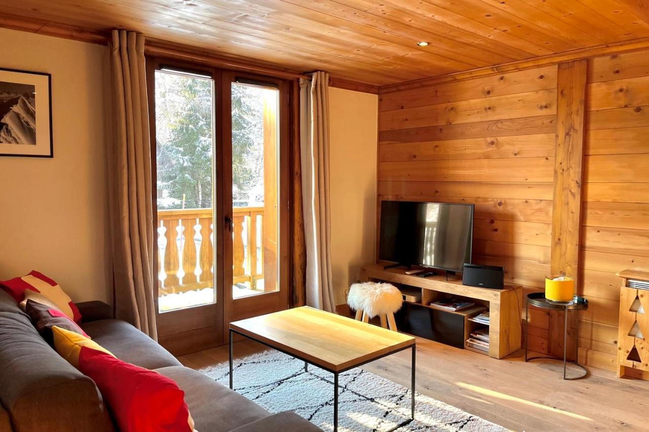 Chic And Cosy Apt With Balcony In Megève Zewnętrze zdjęcie